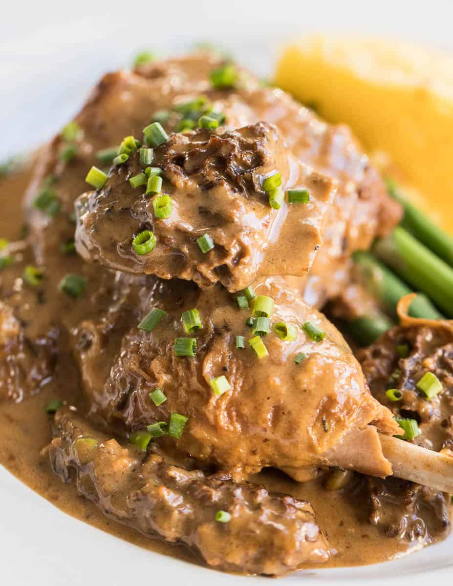 Braised Pheasant Legs with Morel Mushroom Sauce Recipe