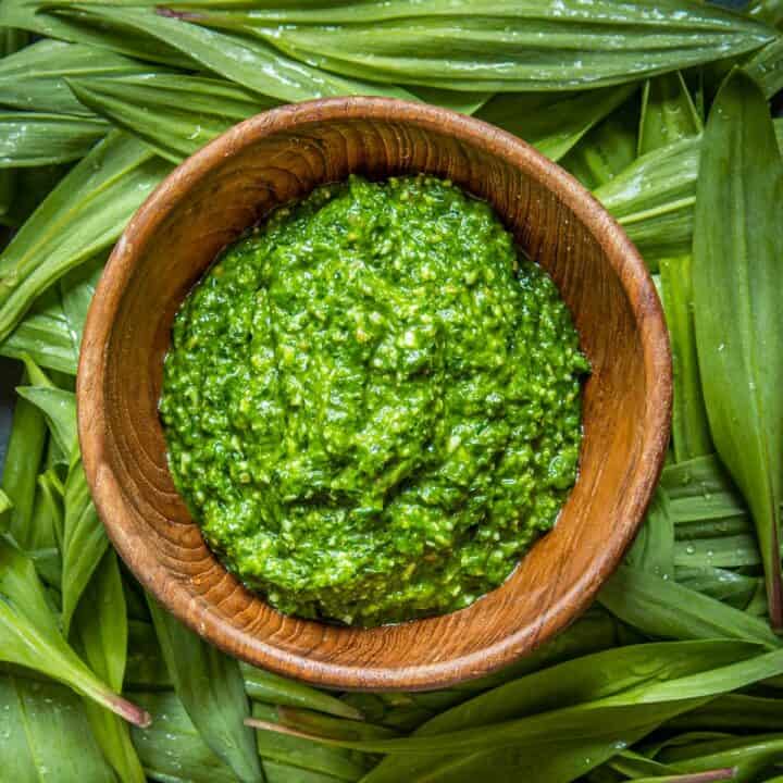 Classic Ramp Leaf Pesto Recipe Forager Chef