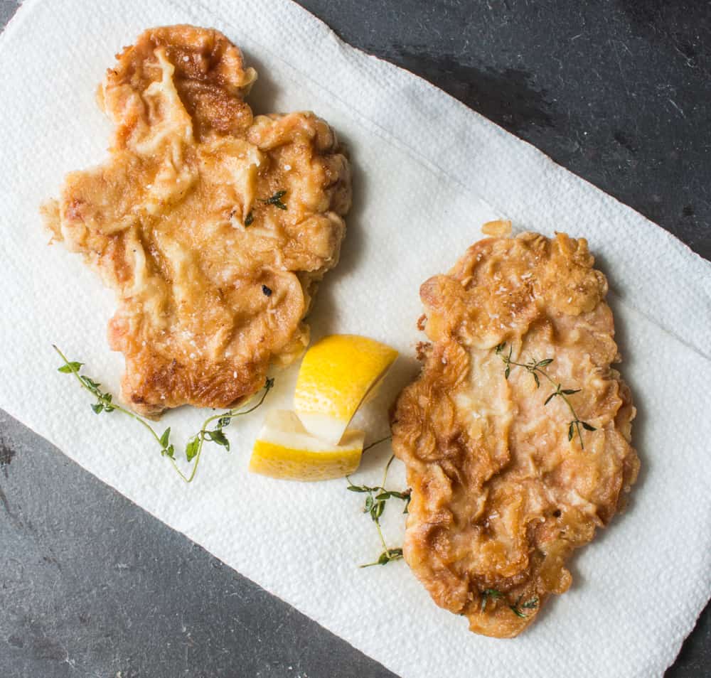 Chicken Fried Chicken of the Woods Mushrooms