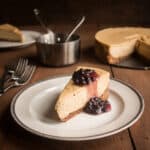Paw paw cheesecake recipe with wild blueberry sauce