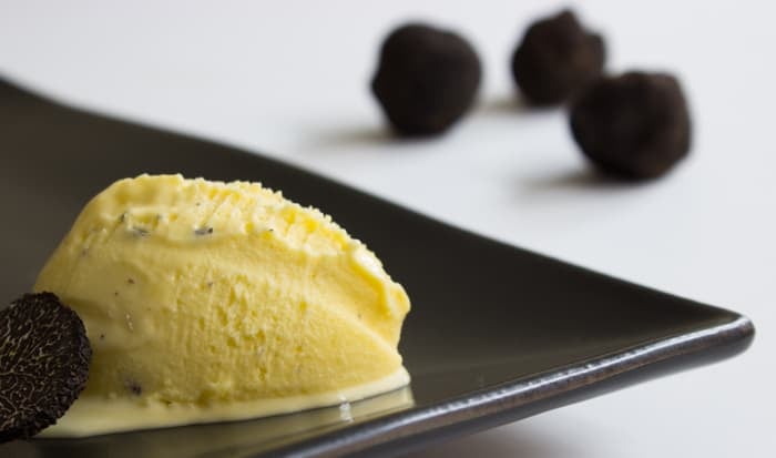 jean louis palladin's black truffle ice cream