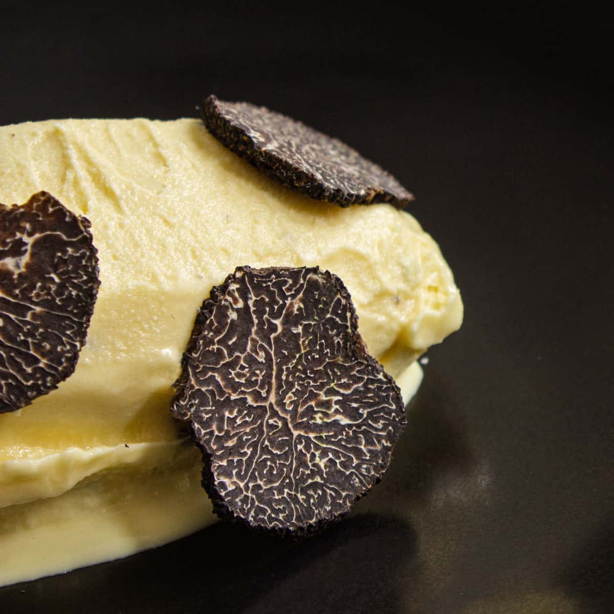 jean louis palladin's black truffle ice cream