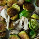 Brussels sprout with pickled hen of the woods mushrooms