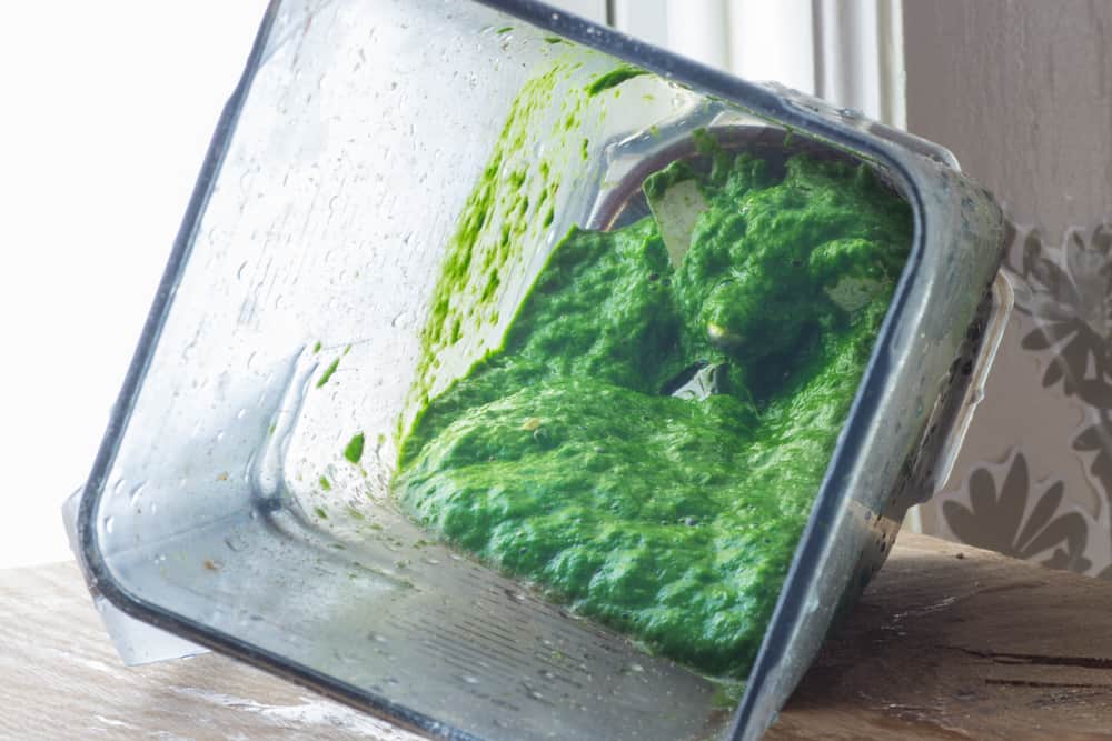 Ramp leaf puree for sausage 