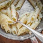Penne aglio olio with yarrow recipe (3)