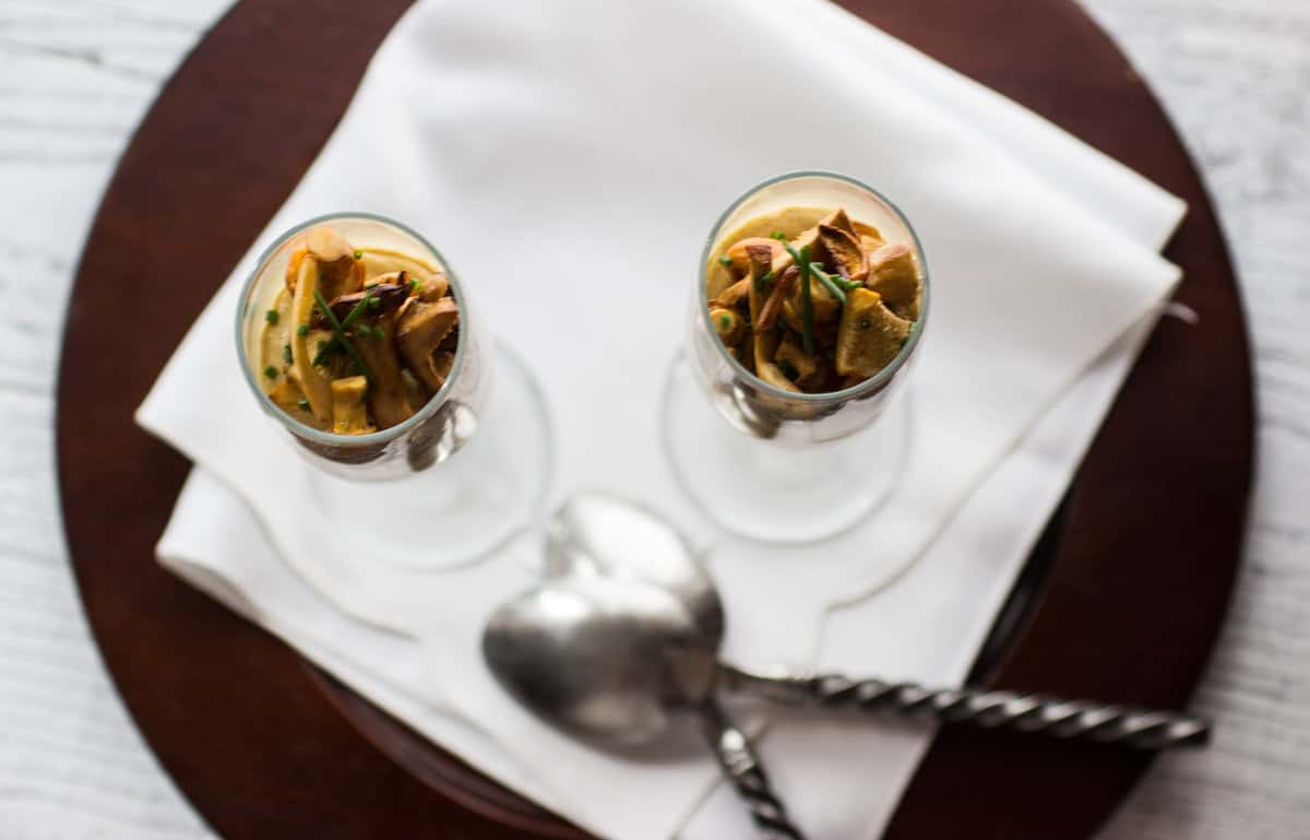 Chanterelle custard with hedgehog mushrooms_-22