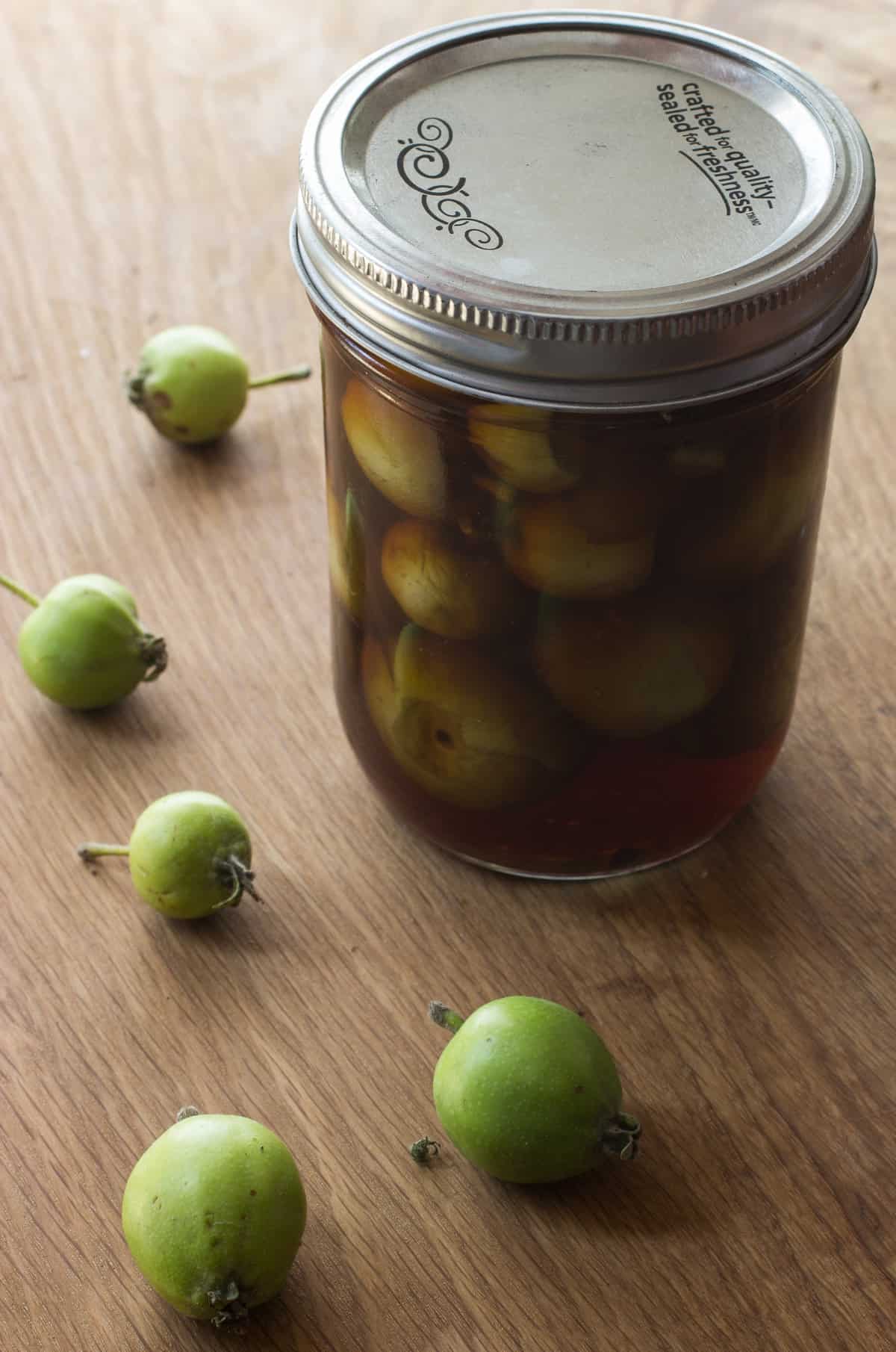 pickled young crab apple recipe
