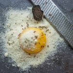 truffled duck egg yolks