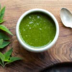 Bergamot, wild oregano, Monarda fistulosa herb sauce