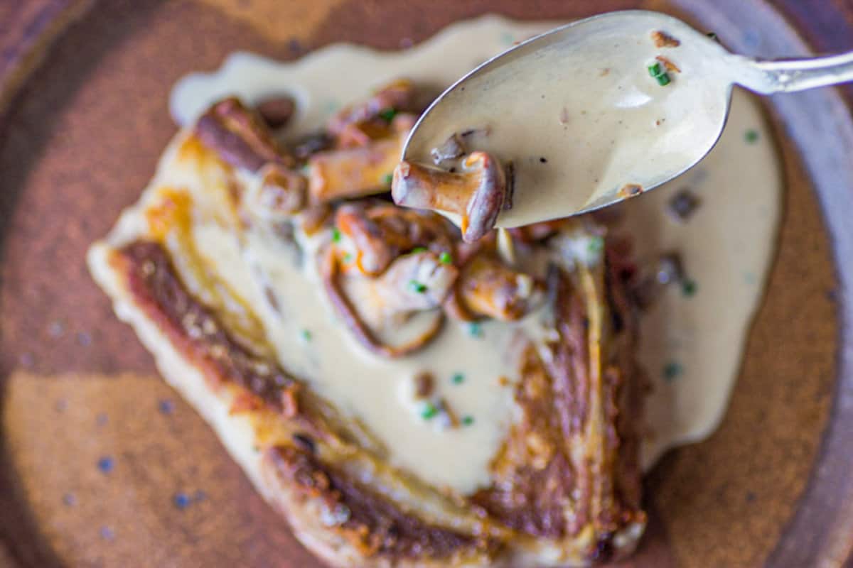 Mangalitsa Pork Chop With Chanterelles And Skyr-3