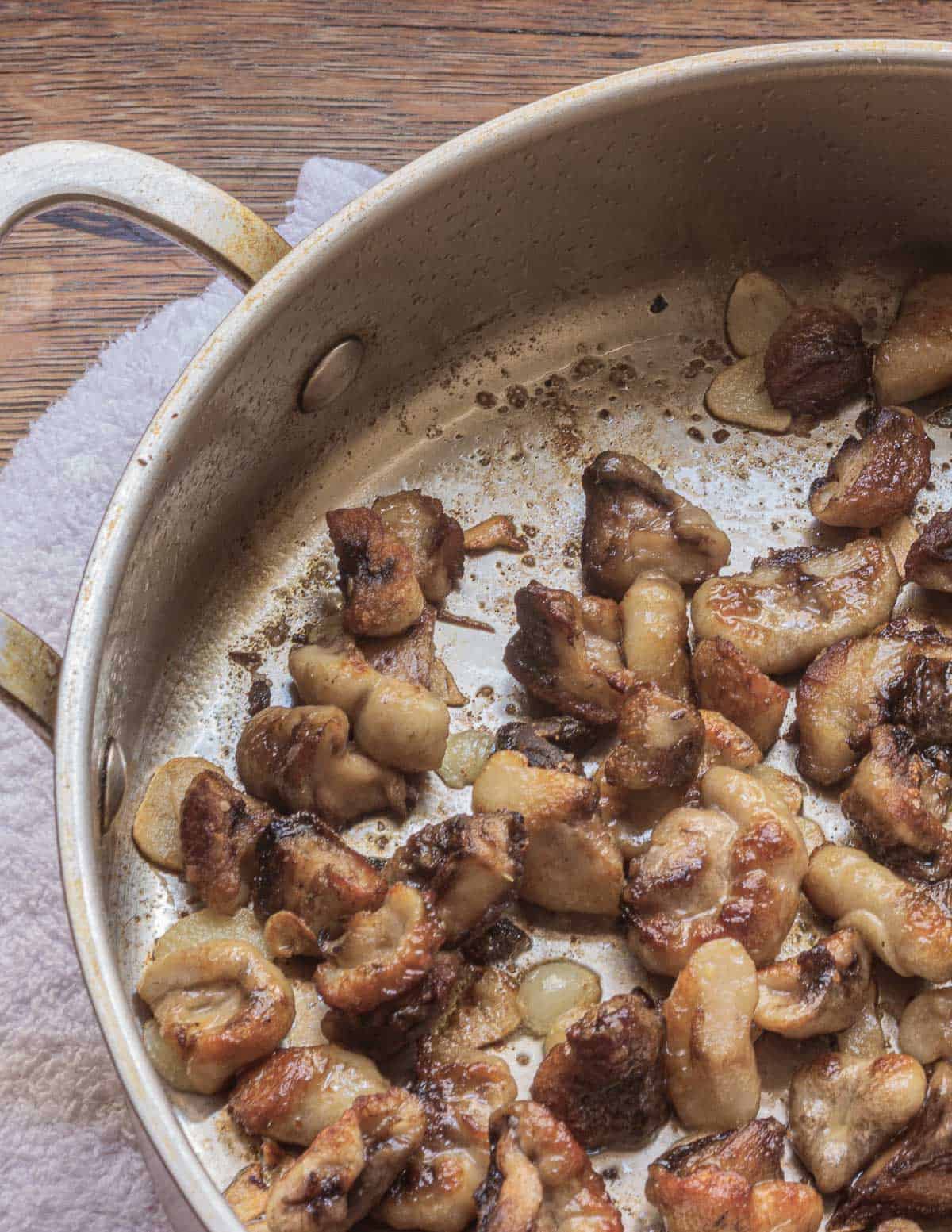 aborted entoloma mushroom pasta recipe