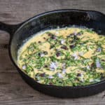 Hop shoot frittata recipe