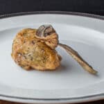 Leccinum mushroom and cheese fritters