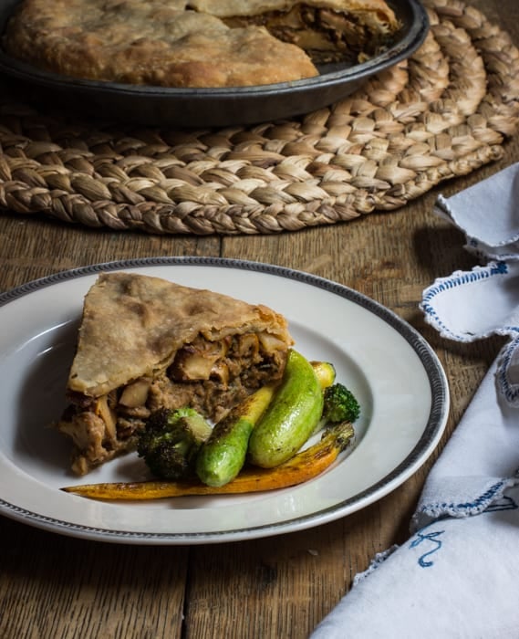 Chanterelle Mushroom Torte