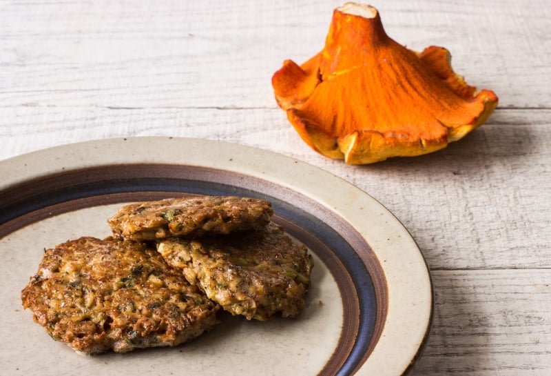 Lobster Mushroom Cakes