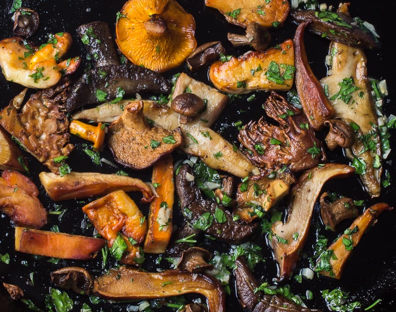 Wild Mushrooms With Garlic And Parsley