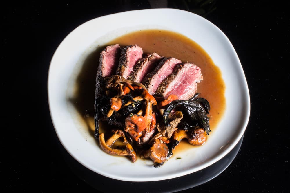 Bavette Steak with a Shallot Pan Sauce Recipe