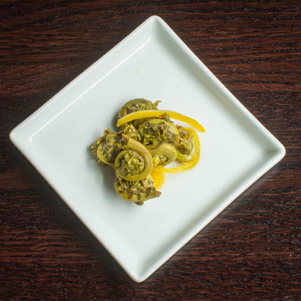 Bread and Butter Pickled Fiddleheads