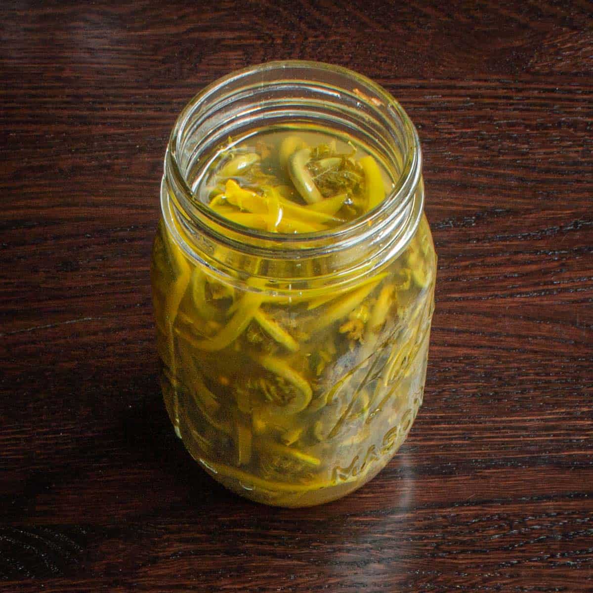 Bread and Butter Pickled Fiddleheads