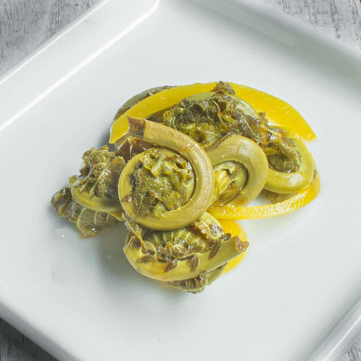 Bread and Butter Fiddlehead Pickles-image