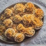 Stuffed Shaggy Parasol Mushrooms