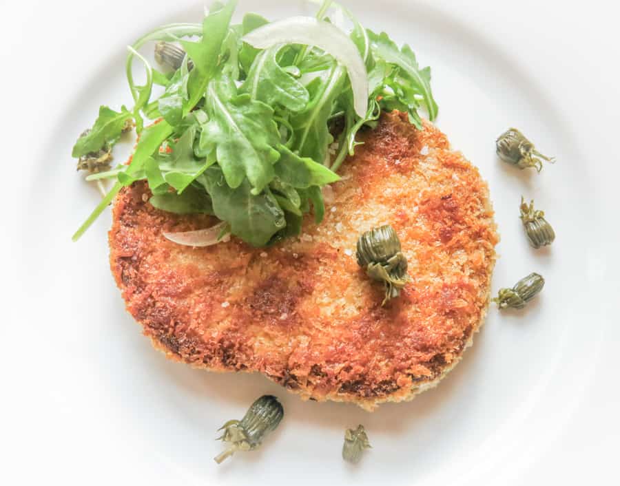 Fried Puffball Mushrooms