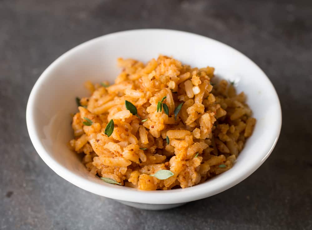 Dried Lobster Mushroom-Rice Pilaf_