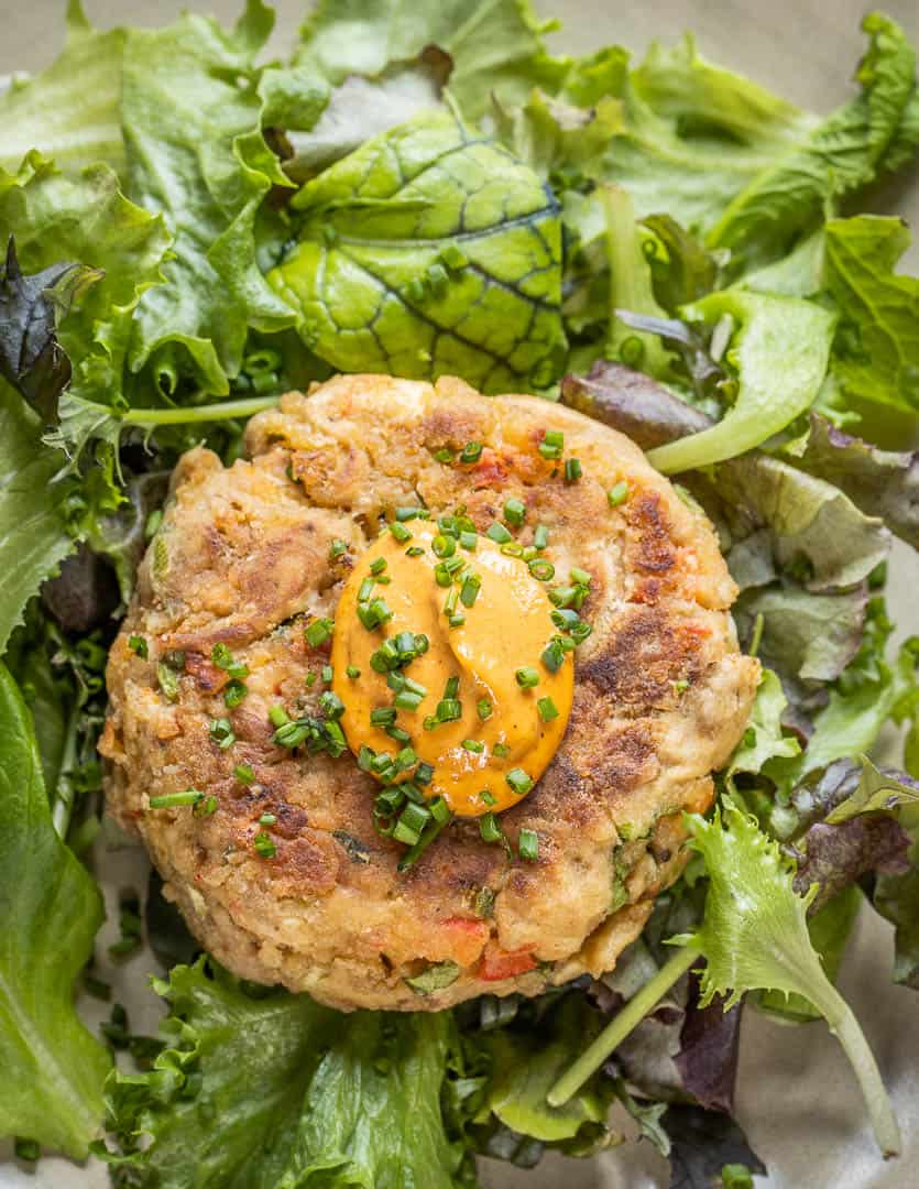 forager chef lions mane crab cakes