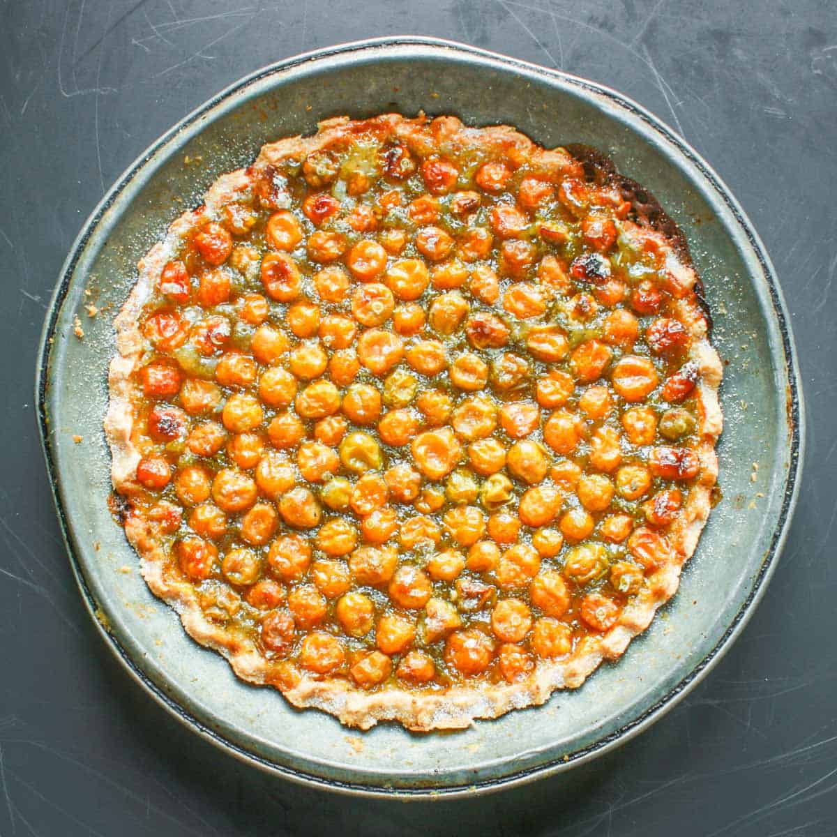 Ground Cherry Tart