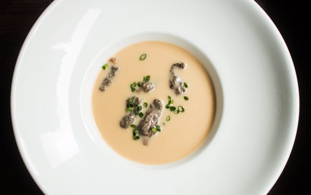 morel mushroom bisque