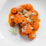 Heirloom Carrots Cooked in Carrot Juice, With Wild Carrot Flowers