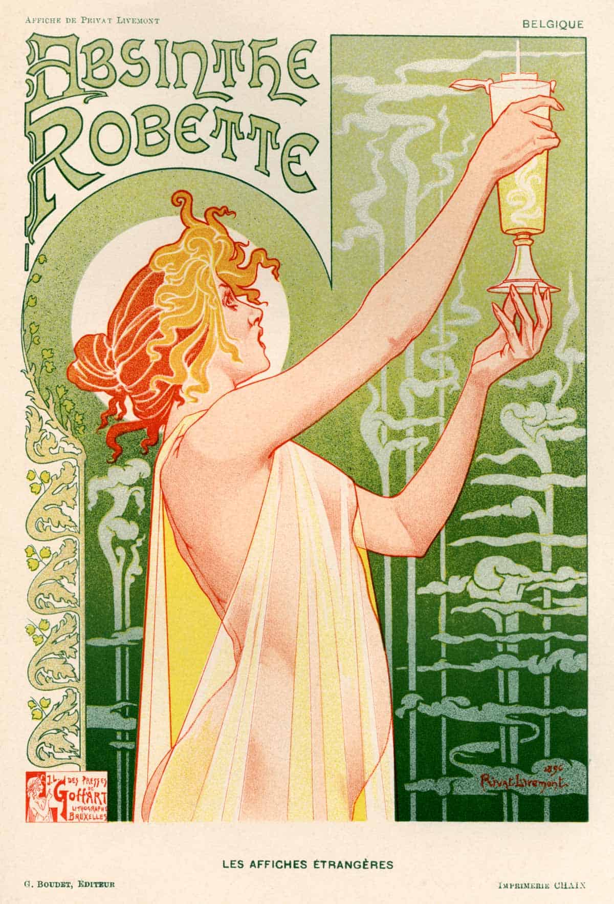 An old advertisement for absinthe.