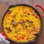 Baked saffron milk cap paella (7)