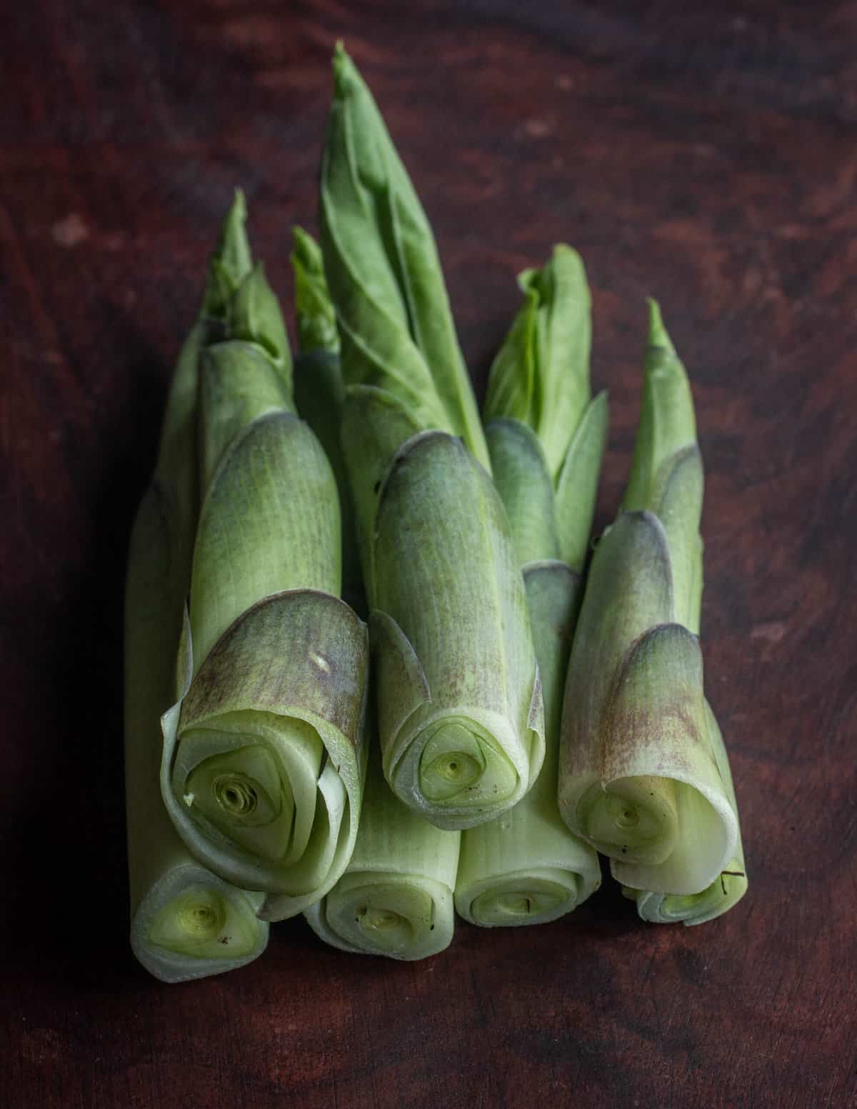 Edible hosta shoots or Urui