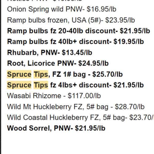 Spruce Tips Harvesting, Cooking and Recipes Forager Chef