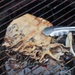 Grilled maitake mushroom steaks