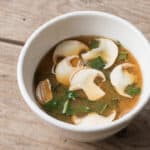 Miso Soup with Matsutake Mushrooms Recipe