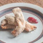 Sunchoke flour beignets with maple sugar and raspberry jam