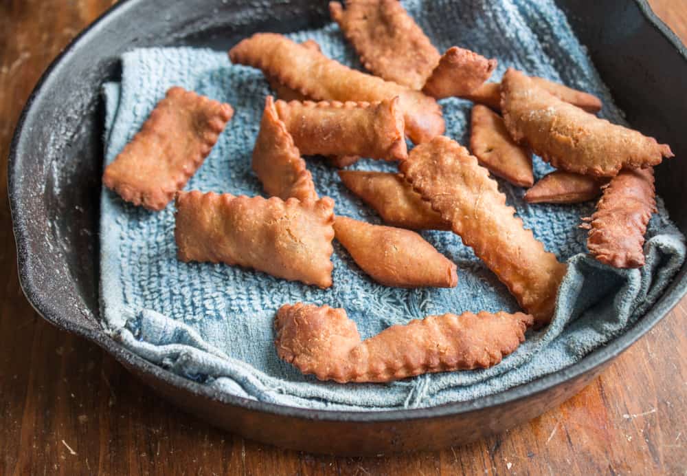 Sunchoke flour beignets with raspberry jam 