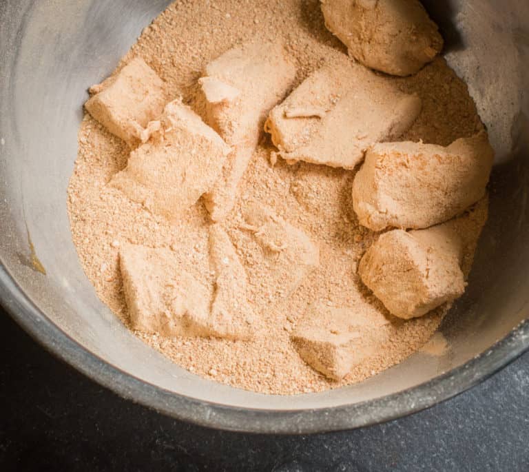 Burbot Nuggets with Lobster Mushroom Crust Forager Chef