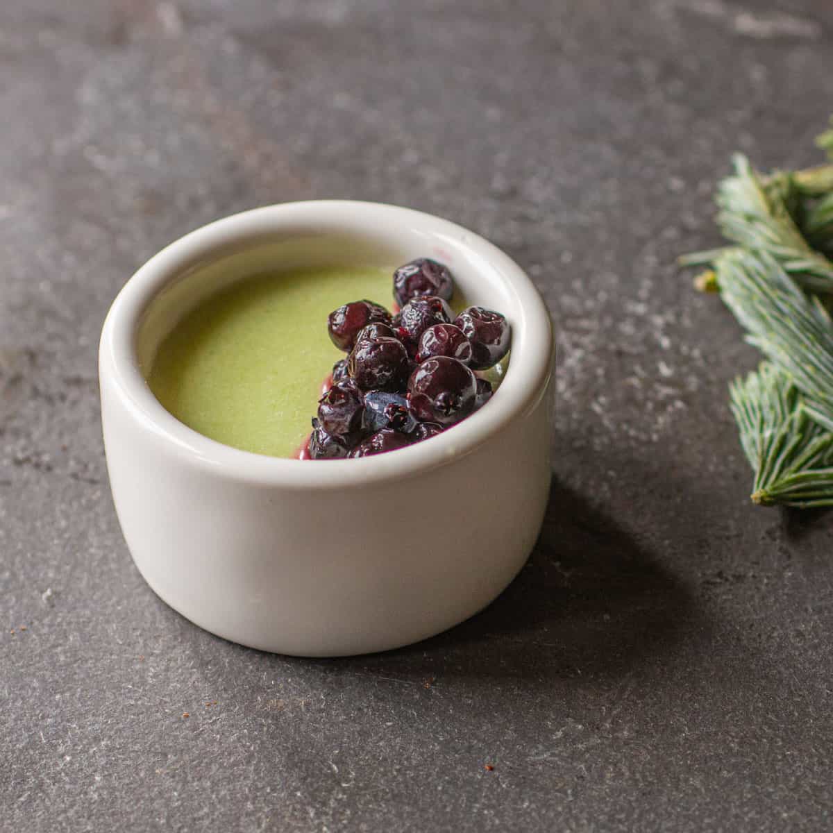 Spruce tip posset recipe