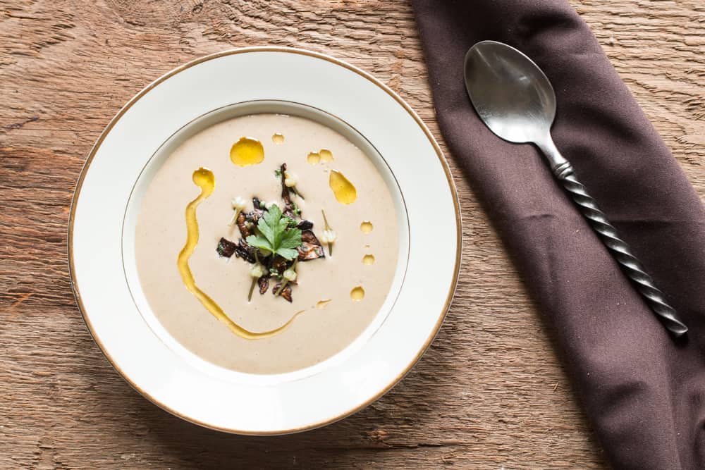 Parched wild rice mushroom bisque recipe