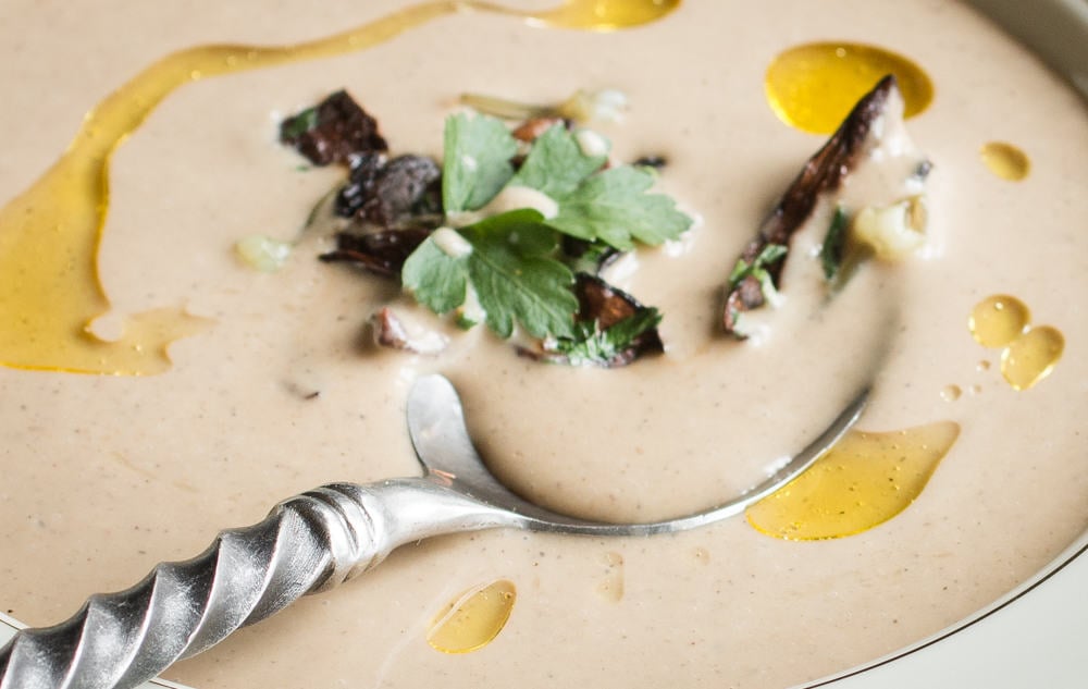 Parched wild rice mushroom bisque recipe