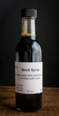 birch syrup from foragers harvest 
