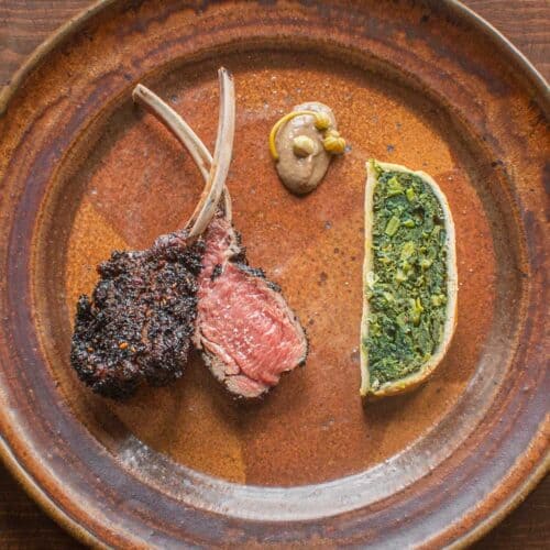 Venison Rib Chops with a Black Trumpet Crust Forager Chef