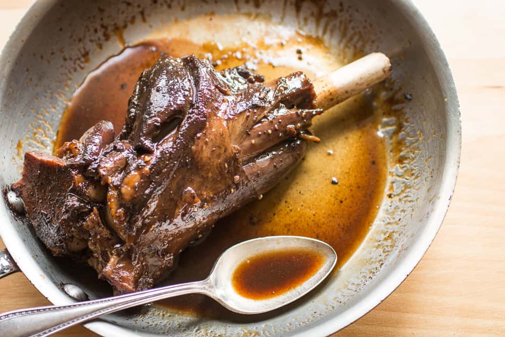 Venison Shanks with Garlic - Braised Venison Shank Recipe