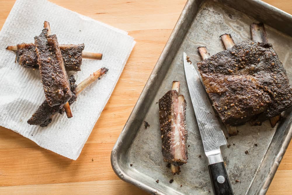 Smoked venison ribs recipe