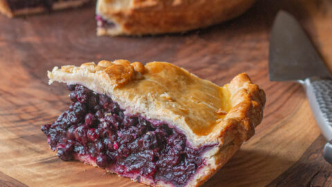 Wild Blueberry-Maple Sugar Pie