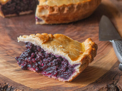 Wild Blueberry-Maple Sugar Pie
