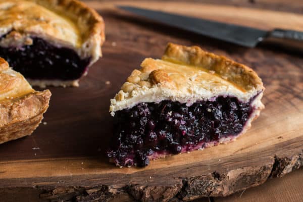 Maple Sugar Wild Blueberry Pie